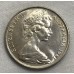 AUSTRALIA 1981 . TEN 10 CENTS COIN . LYREBIRD